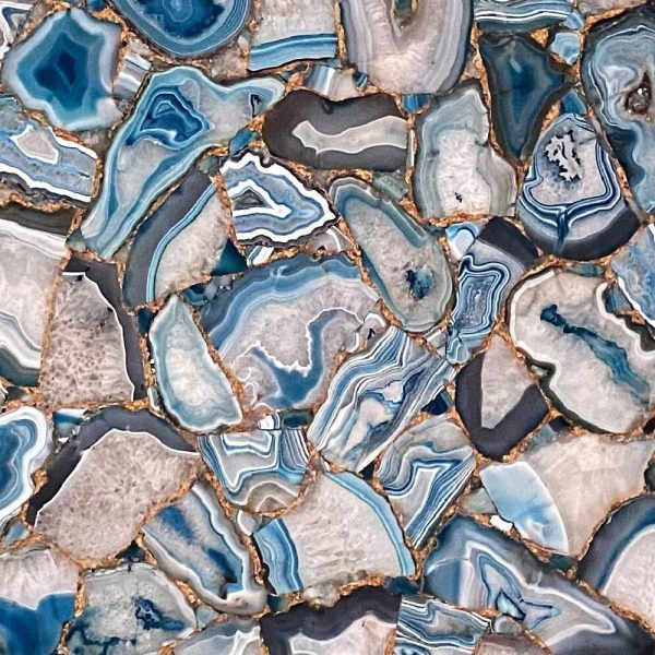 Агат Agate Delta Light With Gold Inlay