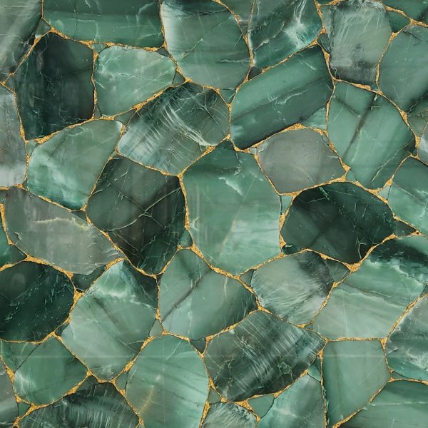 Кварц Quartz Green With Gold