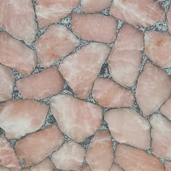 Кварц Quartz Pink With Silver