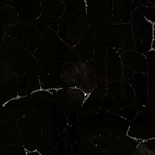 Обсидиан Obsidian Black-Gray With Svarowsky Spider Web Layout