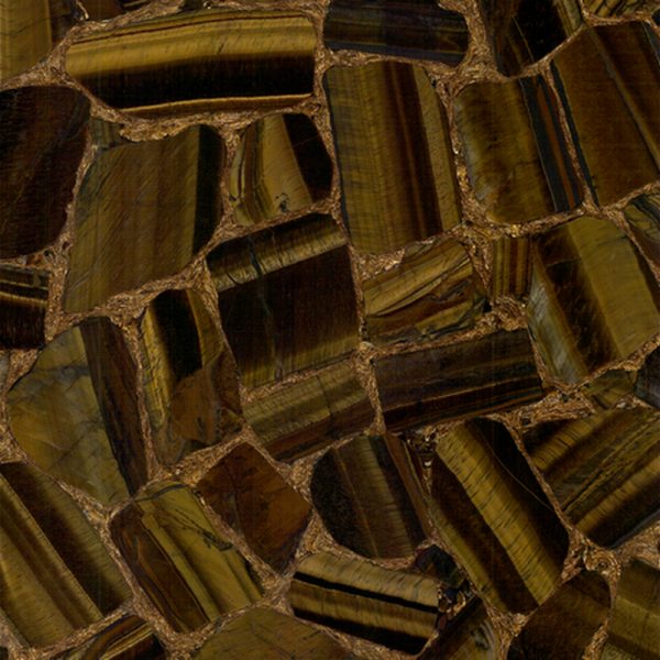 Тигровый глаз Tiger Eye Klimt Gold